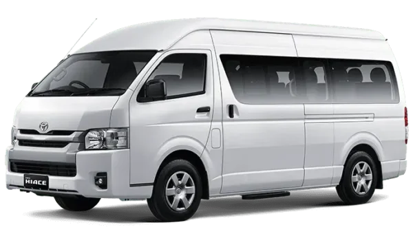 hiace commuter white