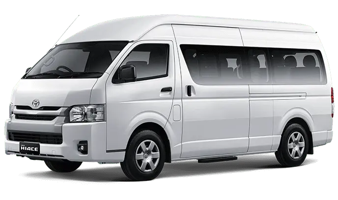 hiace commuter white